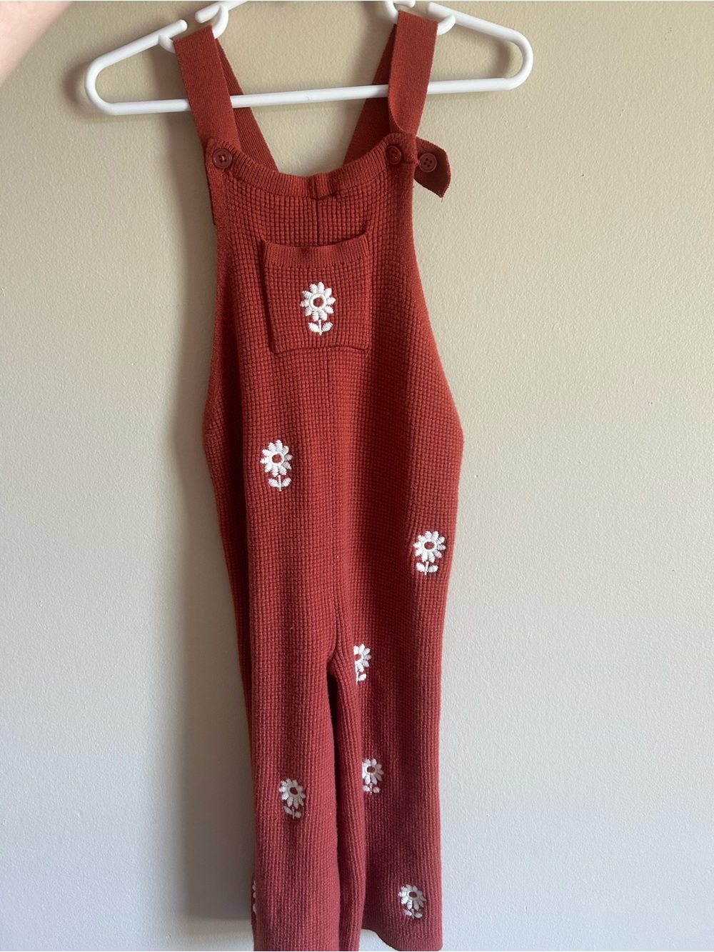 Modern Moments Floral Overalls.
